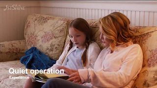 Quạt trần màu trắng hiện đại Đèn LED động cơ DC yên tĩnh