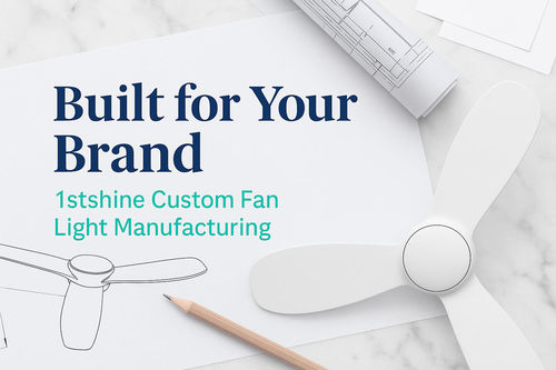 Tin tức công ty mới nhất về Quy trình OEM & ODM của Đèn Quạt Trần: Từ Ý tưởng đến Sản xuất Hàng loạt
