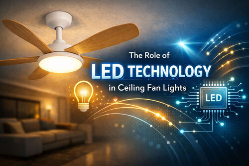 Blog công ty mới nhất về Vai trò của công nghệ LED trong đèn quạt trần