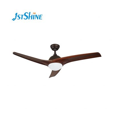 Mua Nhiệt độ màu 3000K Máy quạt trần 3 lưỡi Modern với động cơ AC 220V và lưỡi ABS sản xuất trực tuyến