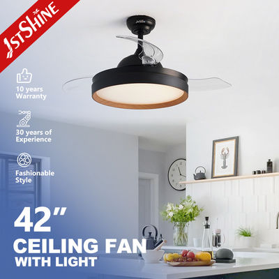 Mua Quạt trần âm trần có đèn LED có thể thu gọn với 3 màu ánh sáng có thể điều chỉnh độ sáng sản xuất trực tuyến