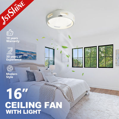 Mua Quạt trần không cánh LED 16 inch Mini Trắng Động cơ DC Đèn mờ sản xuất trực tuyến