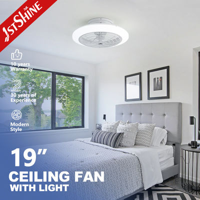 Mua Quạt trần LED trắng được chứng nhận ETL với đèn và cánh quạt dễ lau chùi sản xuất trực tuyến