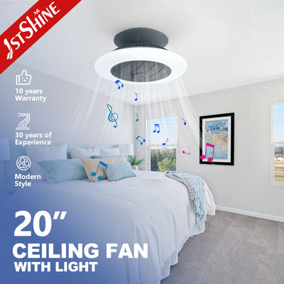 Mua 20 inch đèn LED quạt trần với loa APP kiểm soát thông minh ánh sáng khử sáng sản xuất trực tuyến