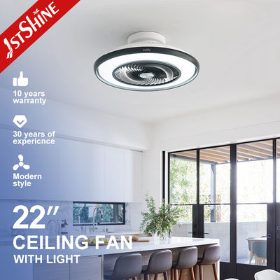 Mua 22 Inch Flush Mount Led Bladeless Ceiling Fan Low Profile Dimming Light sản xuất trực tuyến