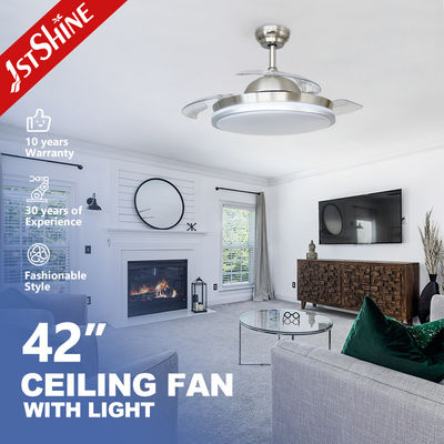 Mua Đèn quạt trần có thể thu gọn LED 3 tốc độ Điều khiển từ xa Hiện đại sản xuất trực tuyến