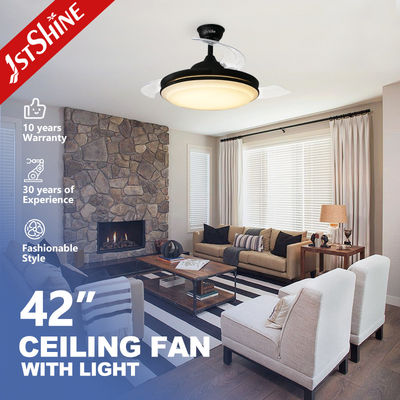 Mua Quạt trần LED có thể thu gọn với đèn trang trí 230V, hỗ trợ bộ điều chỉnh độ sáng, kích thước 42 inch sản xuất trực tuyến