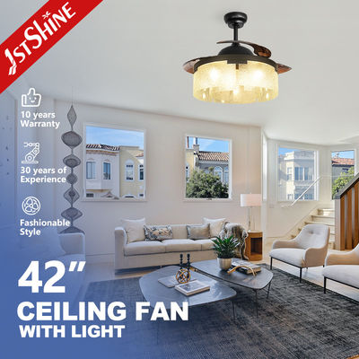 Mua Quạt trần trong nhà 8 bóng đèn LED điều khiển từ xa, động cơ DC, tiết kiệm điện sản xuất trực tuyến