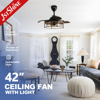 Mua 1stshine Đen PC truyền thống Blades ẩn Fan trần với Remote 2- Giải pháp chiếu sáng sản xuất trực tuyến