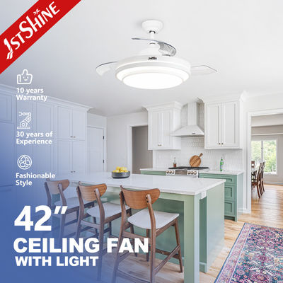 Mua Quạt trần LED 42 inch với lưỡi dao ẩn và vật liệu acrylic kim loại bởi 1stshine sản xuất trực tuyến