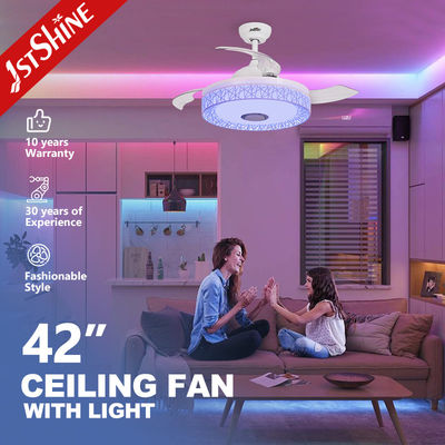 Mua Quạt trần có cánh quạt thu vào 1stshine, có loa và đèn, có nhạc sản xuất trực tuyến