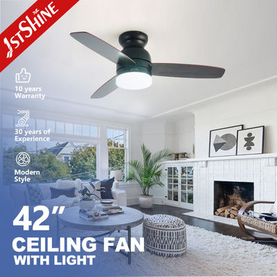 Mua Lưỡi dao đảo ngược 42 inch MDF Lửa quạt trần động cơ DC đảo ngược với nguồn ánh sáng LED sản xuất trực tuyến
