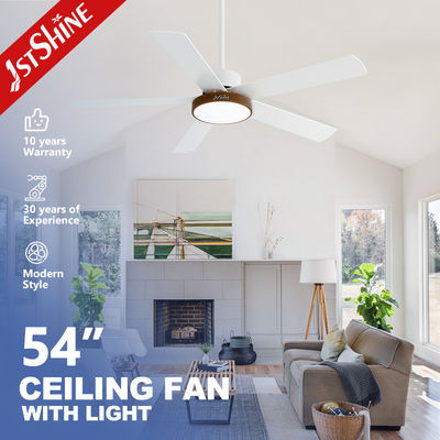 Mua 1stshine/OEM Logo MDF Blades Ceiling Fan với đèn LED có thể tắt và động cơ DC sản xuất trực tuyến