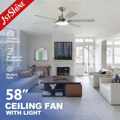 Mua 58 Inch phòng ngủ quạt trần với đèn đảo ngược yên tĩnh động cơ DC MDF Blade sản xuất trực tuyến