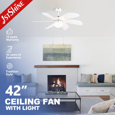 Mua Pull Chain Style 42 Inch AC Motor LED Quạt trần với 6 lưỡi MDF sản xuất trực tuyến