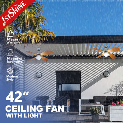 Mua AC / DC đồng tinh khiết Động cơ đèn LED ngoài trời quạt trần với điều khiển từ xa và xếp hạng IP44 sản xuất trực tuyến