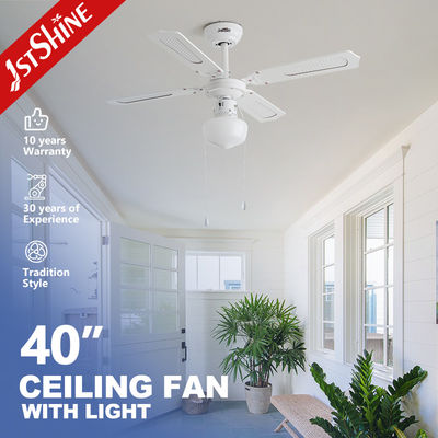 Mua Ống quạt trần trang trí 4 lưỡi MDF truyền thống với chuỗi kéo sản xuất trực tuyến