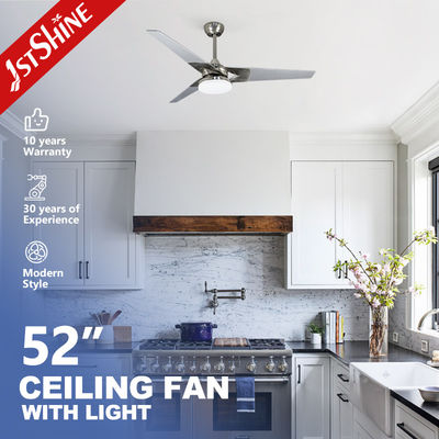 Mua Quạt trần có đèn LED 3 cánh 52 inch làm mát bằng không khí với điều khiển từ xa và cánh quạt MDF sản xuất trực tuyến