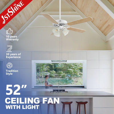 Mua 1stshine Quạt trần với chuỗi kéo ánh sáng 230V AC 5 Blades MDF trong màu sắc Mulit / OEM sản xuất trực tuyến