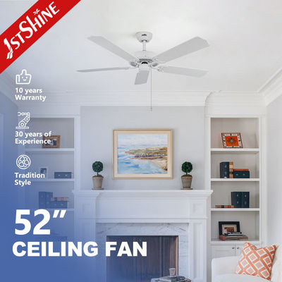 Mua Ventilator trần nhà điện theo phong cách cổ đại với dây chuyền kéo 5 lưỡi MDF và hoạt động im lặng sản xuất trực tuyến
