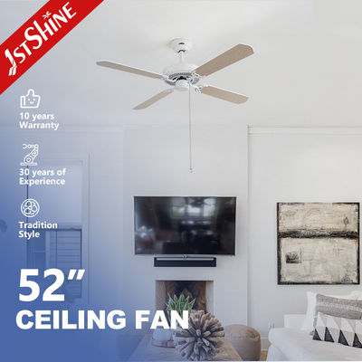 Mua Thiết kế nội thất 35W 52 inch quạt trần với dây chuyền kéo 4 Mdf Blades AC Motor sản xuất trực tuyến