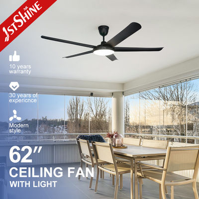 Mua 1stshine 6 Speed Silent DC Motor Ceiling Fan với 5 thanh nhựa đen và đèn LED sản xuất trực tuyến