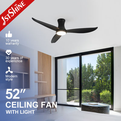 Mua Black LED Ceiling Fan With Remote Control Low Voltage High Speed sản xuất trực tuyến