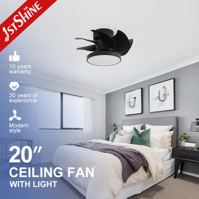 Mua Quạt trần nhỏ gắn phẳng động cơ DC êm ái trang trí với đèn LED sản xuất trực tuyến
