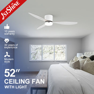 Mua Quạt trần LED gió tự nhiên 52 inch với điều khiển từ xa, tiết kiệm không gian, cánh quạt ABS màu trắng sản xuất trực tuyến
