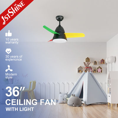 Mua Kích thước nhỏ 36 Inch Metal Blade Ceiling Fan Electric 3 CLR Brightness sản xuất trực tuyến