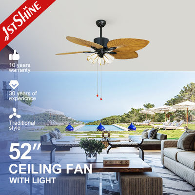 Mua Quạt trần có đèn, cánh ABS 52 inch, thiết kế trang trí và chức năng cho phòng khách sản xuất trực tuyến
