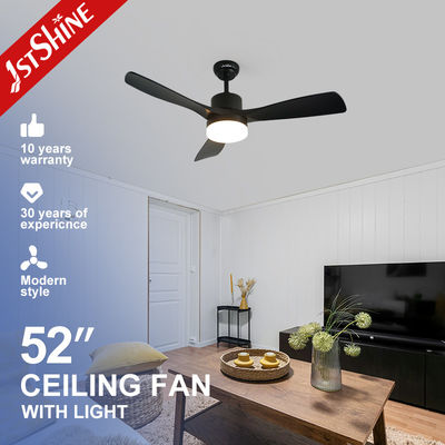 Mua Động cơ DC đèn LED quạt trần với điều khiển từ xa và màu đen đèn LED chuyển đổi kiểu WIFI sản xuất trực tuyến