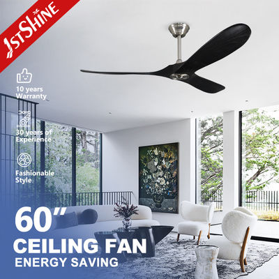 Mua Modern Black Remote LED Ceiling Fan 230V Thương mại Cho Phòng Trò Trọ CE sản xuất trực tuyến