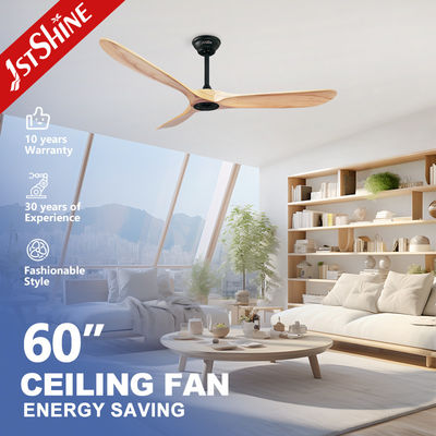Mua APP điều khiển quạt trần với lưỡi dao gỗ rắn gỗ tự nhiên hiện đại Deluxe Không có ánh sáng sản xuất trực tuyến