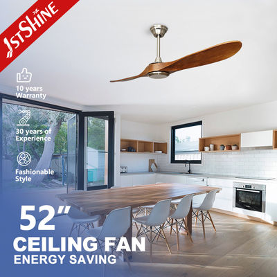 Mua Kiểm soát từ xa 2 Solid Wood Blade điều khiển ứng dụng Fan trần với động cơ DC tiếng ồn thấp sản xuất trực tuyến