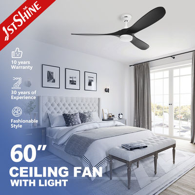Mua 60 Inch 3 Blades Ventilator trần gỗ với ánh sáng cho phòng ngủ hiệu suất lâu dài sản xuất trực tuyến