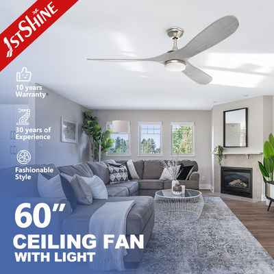 Mua Dòng không khí lớn Fan LED hiện đại với động cơ DC yên tĩnh 3 lưỡi gỗ sản xuất trực tuyến