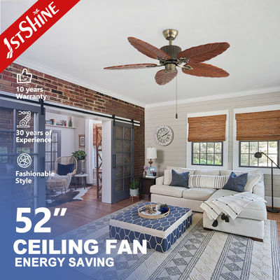 Mua 52 Inch Wood Blade Classic Ceiling Fans Pull Chain Control Màu sắc Mulit sản xuất trực tuyến
