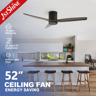 Mua Thiết kế đương đại 1stshine Quạt trần LED với lưỡi dao gỗ rắn Flush Mount 2-in-1 sản xuất trực tuyến