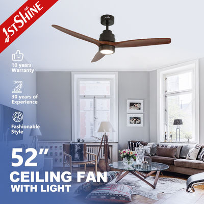 Mua Solid Wood Ergonomic Remote LED Ceiling Fan With Dimmable DC Motor sản xuất trực tuyến