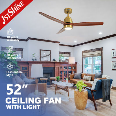 Mua 10- 1stshine LED Ceiling Fan with Gold Luxury Solid Wood and Adjustable LED Lighting sản xuất trực tuyến