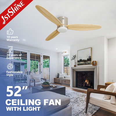 Mua Quạt trần 1stshine có đèn LED và ba cánh quạt gỗ, chất liệu thân đèn bằng kim loại, phòng ngủ sản xuất trực tuyến