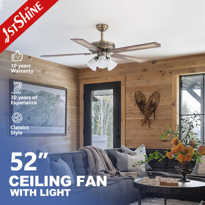 Mua Đèn quạt trần thông thường Satin Nickel Body 3 Light Kit AC Motor sản xuất trực tuyến