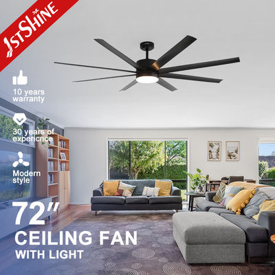 Mua Động cơ DC đảo ngược tốc độ 6 Ống quạt trần lưu lượng không khí lớn với đèn và điều khiển từ xa ứng dụng sản xuất trực tuyến