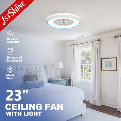 110-240V/50Hz-60Hz 23 inch 360 degrees APP Control Ceiling Fan with Light and 5200lm