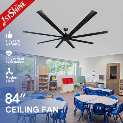 Quạt làm mát không khí 84 Inch Inverter không chải nhôm Blades Quạt trần cho phòng tập thể dục