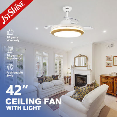 Remote Control LED Ceiling Fan with 3 Color Options and Cooling Air LED Light Function