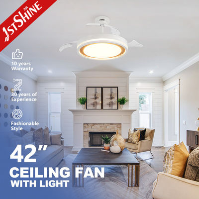 Giá tốt Quạt trần LED kiểu dáng hiện đại Standard Wind với cánh quạt ẩn và cánh PC màu trắng trực tuyến