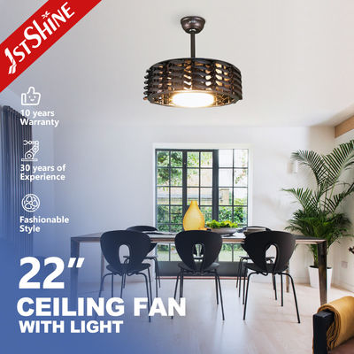Quạt trần LED 22 inch không cánh, nhiều màu với công tắc điều khiển từ xa