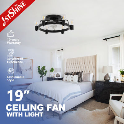 Giá tốt Đèn quạt trần 1stshine CE Elegant Black Flush Mounted Lighting Solutions Service trực tuyến